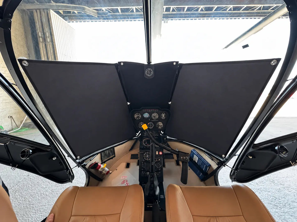 Zasłona kabiny do szkolenia VFR NOC Robinson R44